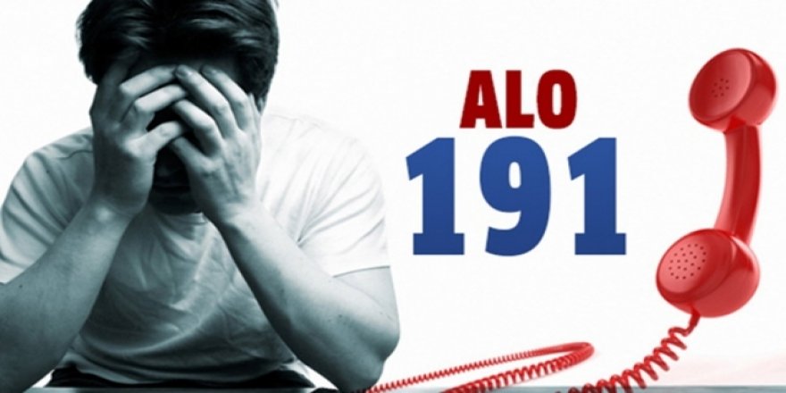 ALO 191, uyuşturucuyla mücadele edenlerin 7 gün 24 saat yanında