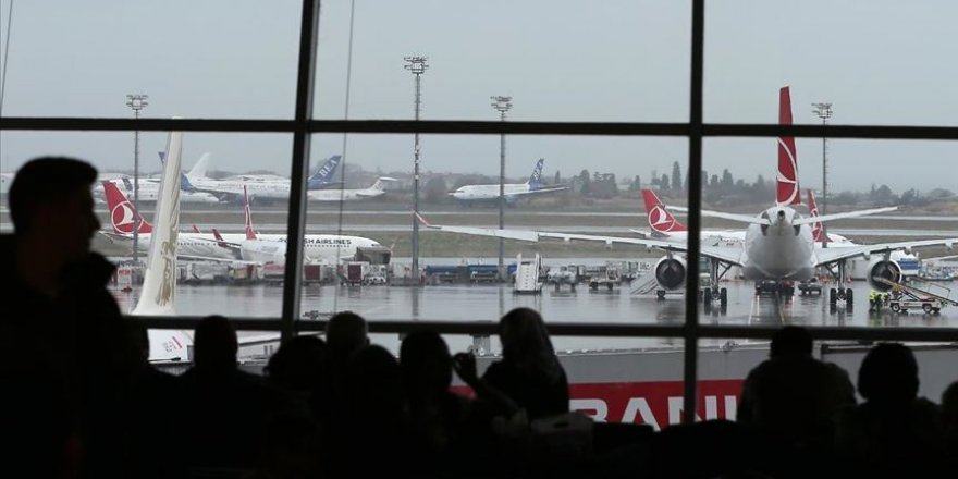 Hava yoluyla 6 ayda 95 milyon yolcu taşındı