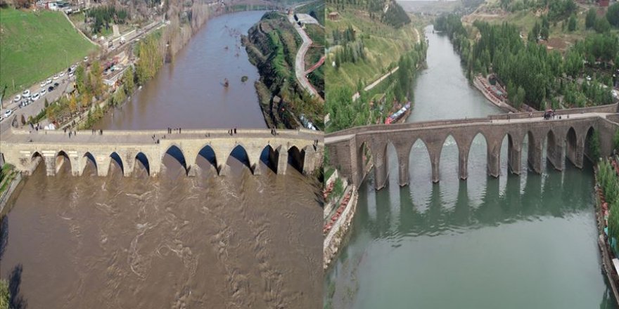 Tarımsal sulama arttı, nehirler renk değiştirdi