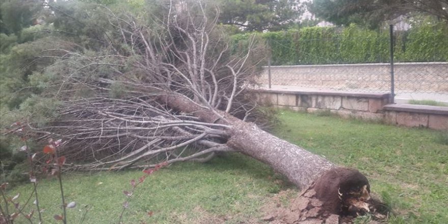 Nevşehir'de fırtına