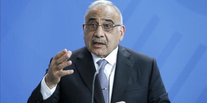 Irak Başbakanı Abdulmehdi'den 'Yüzyılın Anlaşması' açıklaması