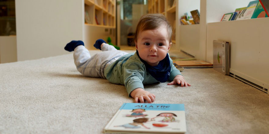 Bu kütüphaneye gelmek 'bebek işi'