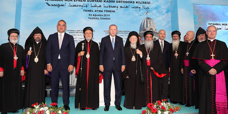 Süryani kilisesinin temel atma töreni Yunanistan'a örnek olmalı