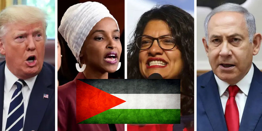 İki Müslüman vekil Trump ve Netanyahu'yu rezil ediyor