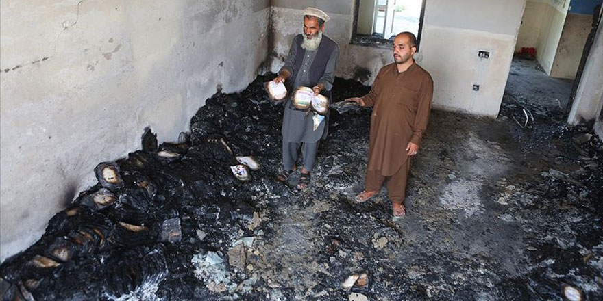 Bu İslam'ın neresinde var? Taliban kız lisesini ateşe verdi