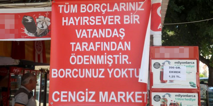 Gizemli hayırsever mahallenin tüm borçlarını tek kalemde ödedi