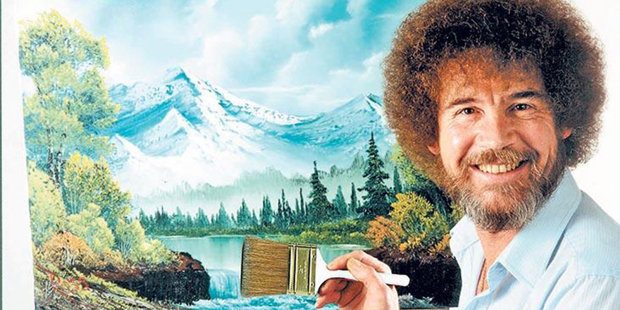 Meşhur ressam Bob Ross’un tabloları ortaya çıktı