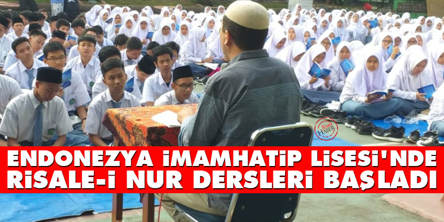 Endonezya İmamhatip Lisesi'nde Risale-i Nur dersleri başladı