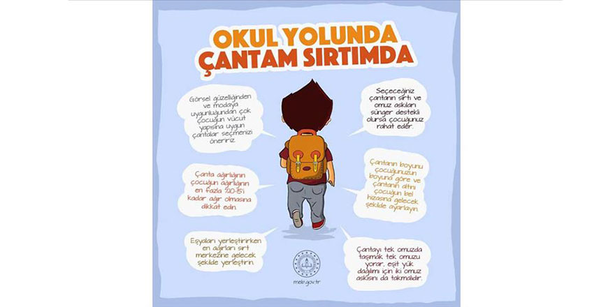 Milli Eğitim bakanından 'okul çantası nasıl olmalı' açıklaması