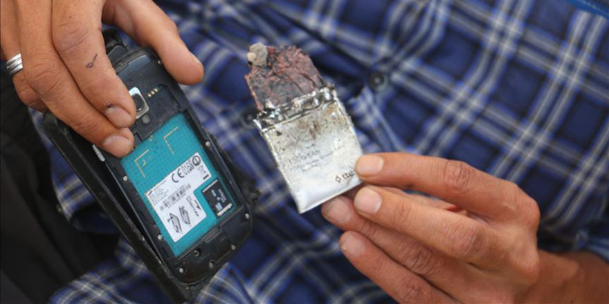 Cebinde cep telefonu patlayan kişi tedavi altına alındı