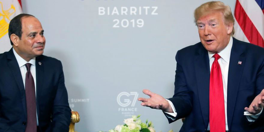 Trump, Sisi'ye 'benim en favori diktatörüm' diye seslenmiş