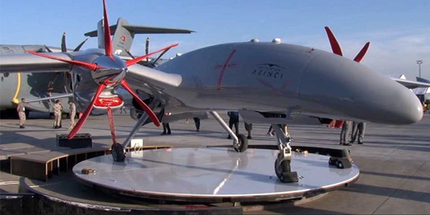Türkiye'nin yerli ve milli silahlı İHA'sı Akıncı ilk defa görücüye çıktı