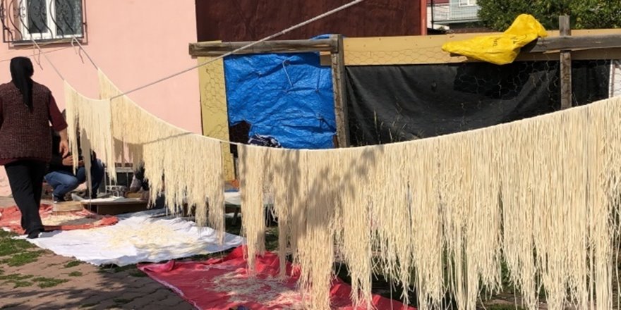 Erişteler iplerde yerini aldı