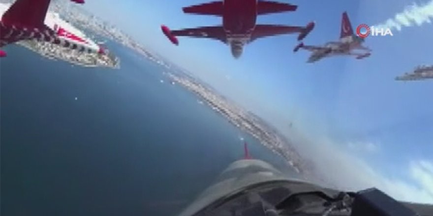 Milli Savunma Bakanlığı Türk Yıldızları'nın kokpit görüntülerini paylaştı