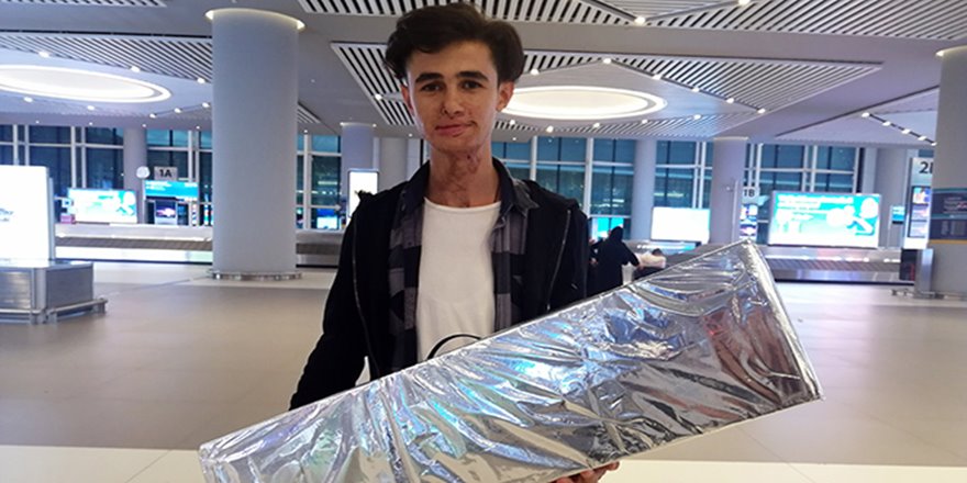 Hurda malzemeden drone yapan Hakkarili genç TEKNOFEST için İstanbul'da