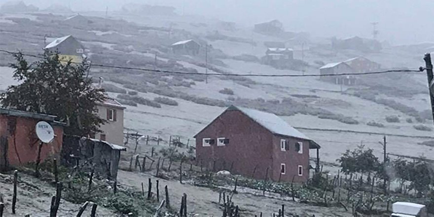 Kar Karadeniz'de yüzünü gösterdi