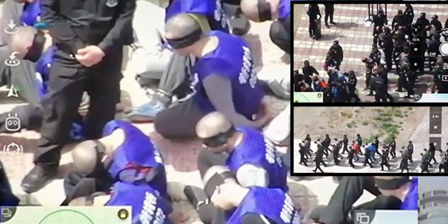 Çin'in Uygur Müslümanlarına yaptığı işkence uyduya yakalandı