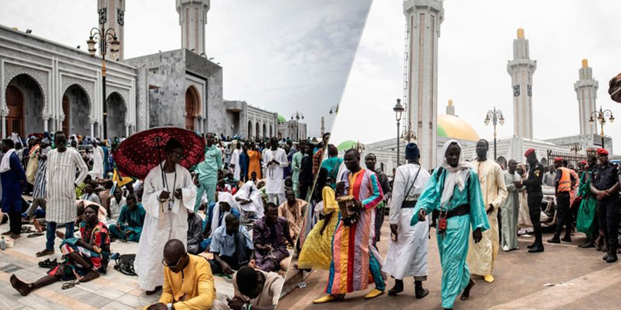 Batı Afrika’nın en büyük camisi ibadete açıldı