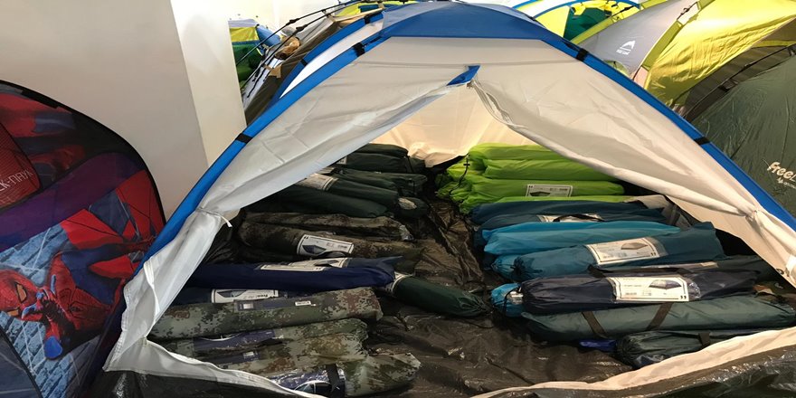 Deprem sonrası kamp çadırları satışı arttı