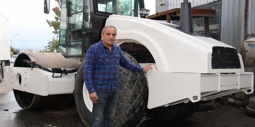 Çırak olarak başladığı işte yerli makine üretti