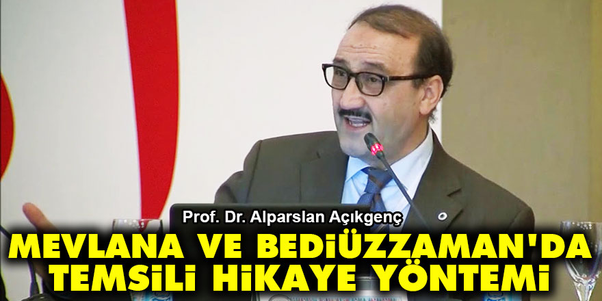 Mevlana ve Bediüzzaman'da temsili hikaye yöntemi