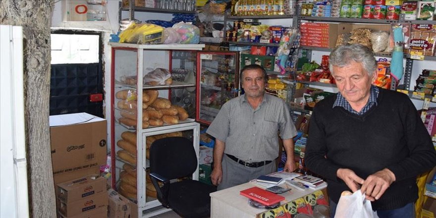 Kesmeye kıyamadığı ağacın etrafına bakkalını inşa etti