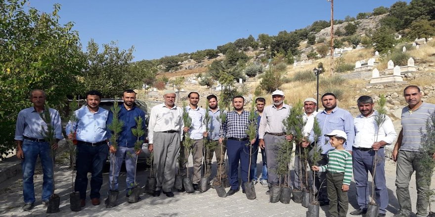 İlçe müftülüğünden fidan dikme etkinliği
