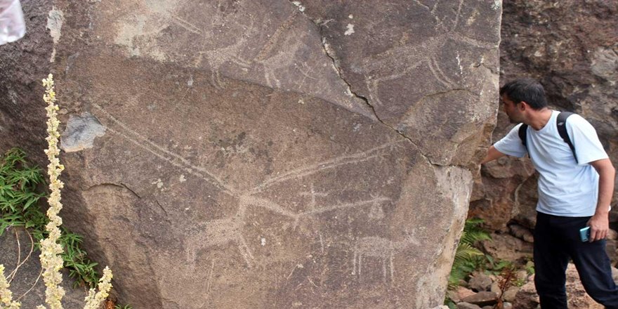 12 bin yıllık kaya resimleri ve yaşam alanı bulundu