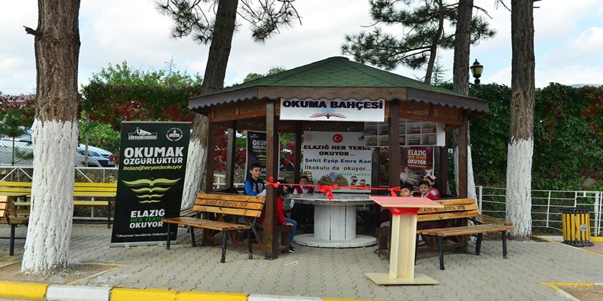 Kitap Okuma Bahçesinin açılışı yapıldı