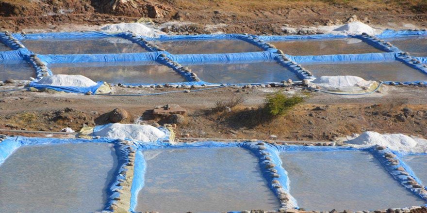 Kaya tuzu köylülerin geçim kaynağı oldu