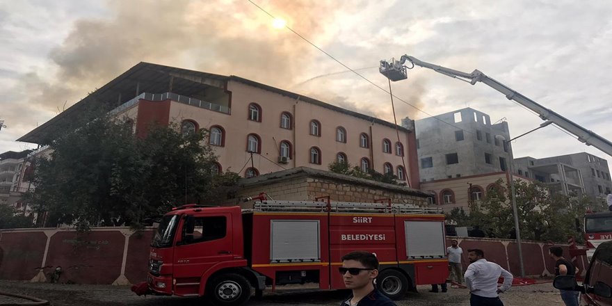 Kur'an kursunda yangın