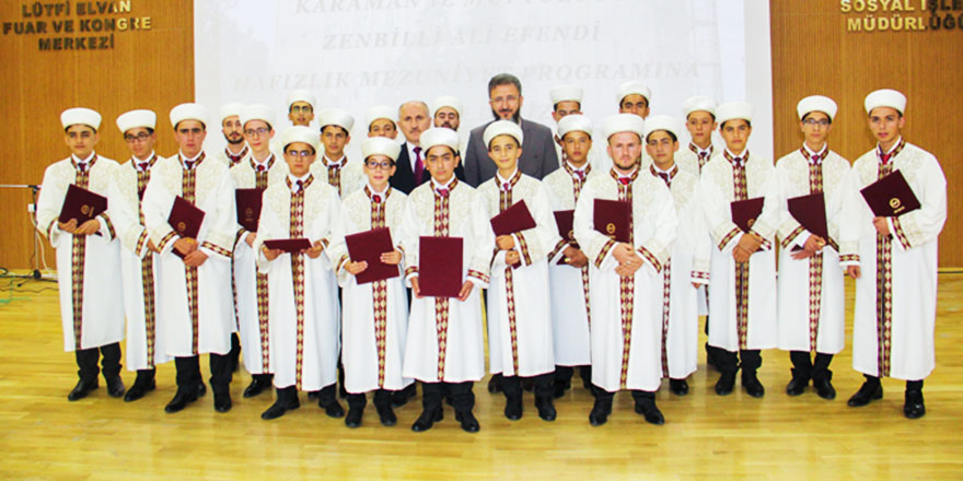 Karaman’da 29 hafız icazet aldı
