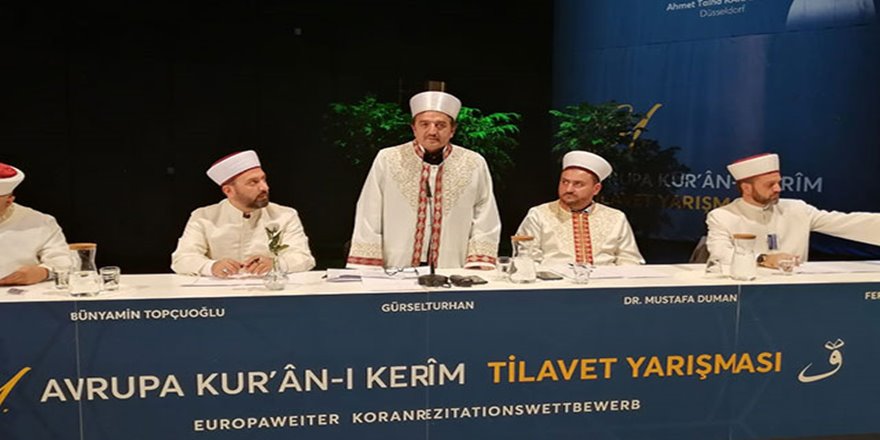 Avrupa Kur'an-ı Kerim Tilavet yarışması Almanya’da düzenlendi