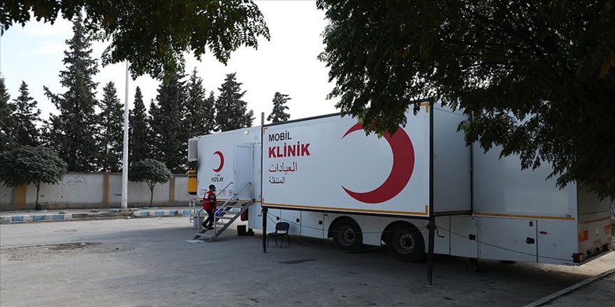 Türk Kızılayından Tel Abyad'a mobil klinik