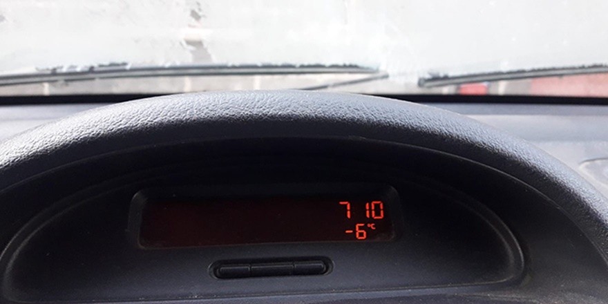 Kars'ta sabah hava sıcaklığı eksi 6'yı gördü