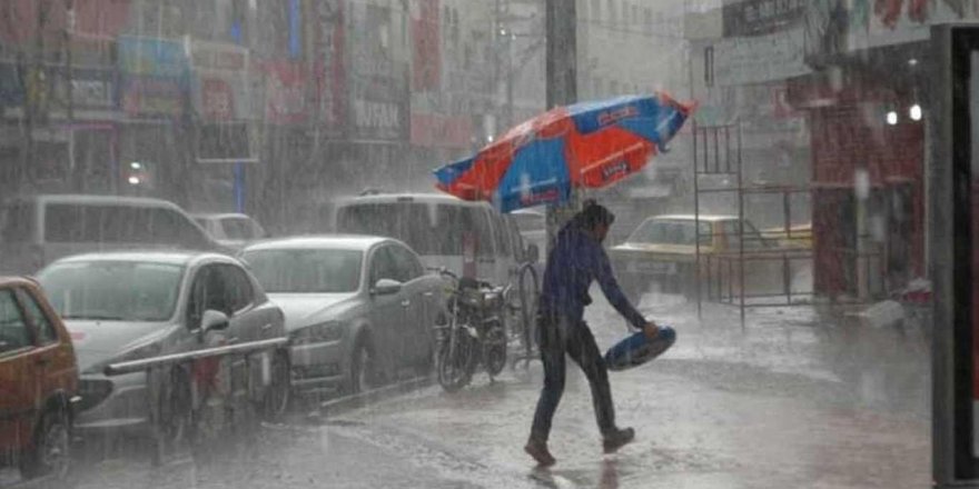 Meteorolojiden kuvvetli rüzgâr ve yağış uyarısı