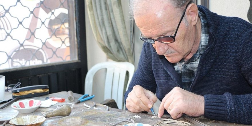 Hayatının 65 yılını telkâri sanatına verdi