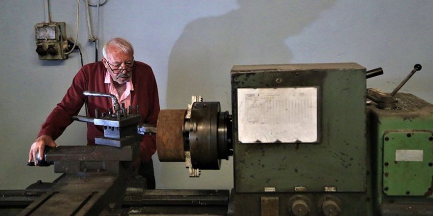 Torna tezgahında geçen bir ömür