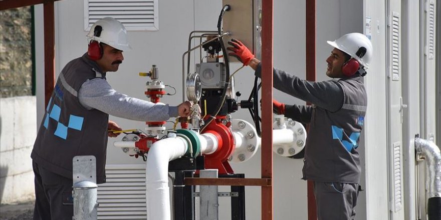 Hakkari'de doğal gaz heyecanı
