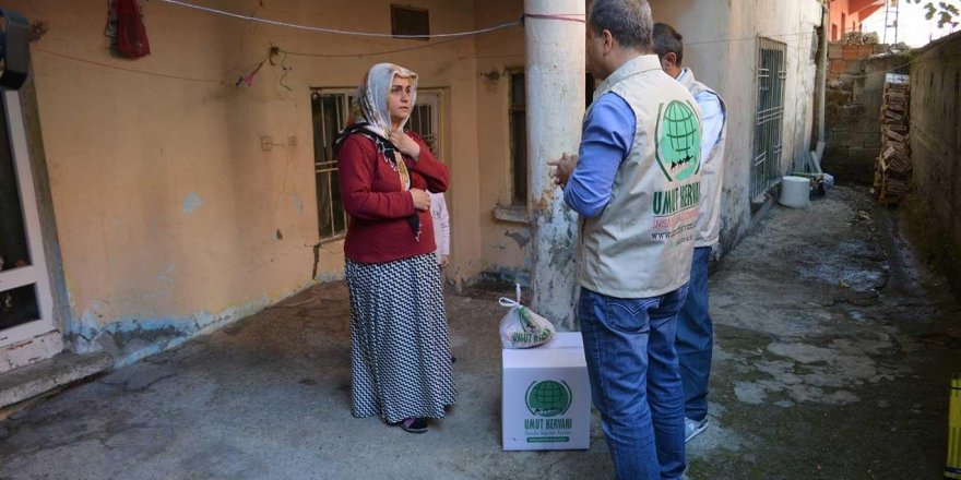 Mevlid Kandili dolayısıyla 200 aileye gıda yardımı ulaştırıldı