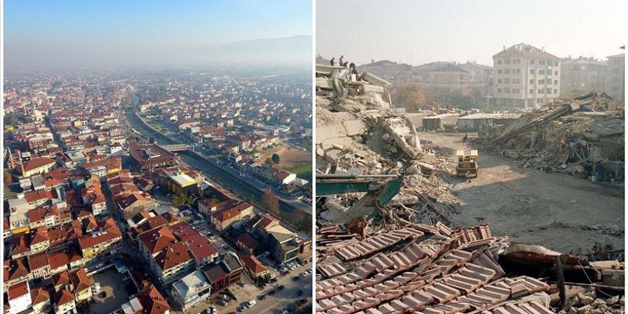 Düzce'de 20 yıl önceki depremin izleri silindi