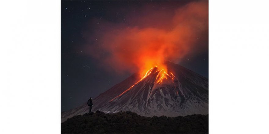 Avrasya'nın en aktif yanardağı 3 yıl aradan sonra lav püskürtmeye başladı