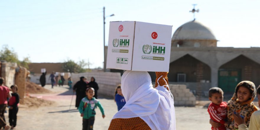 Tel Abyad ve Resülayn'da 2 bin aileye yardım eli