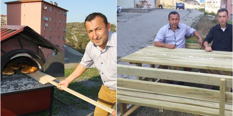 Muhtarlık maaşını mahallesine hizmet için harcıyor