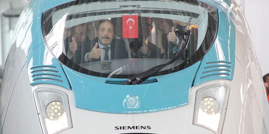 Siemens'in ürettiği yüksek hızlı tren setlerinin ilki teslim alındı