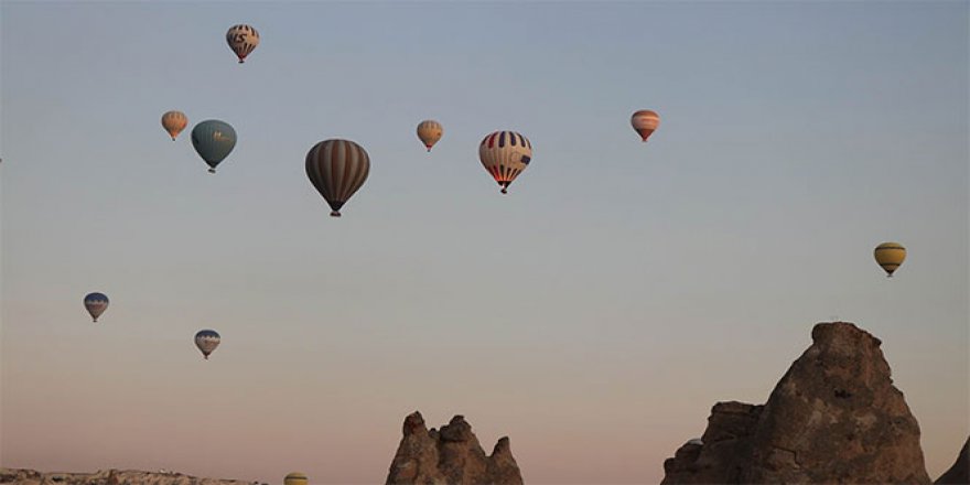 Kapadokya'da balon turları yine iptal edildi