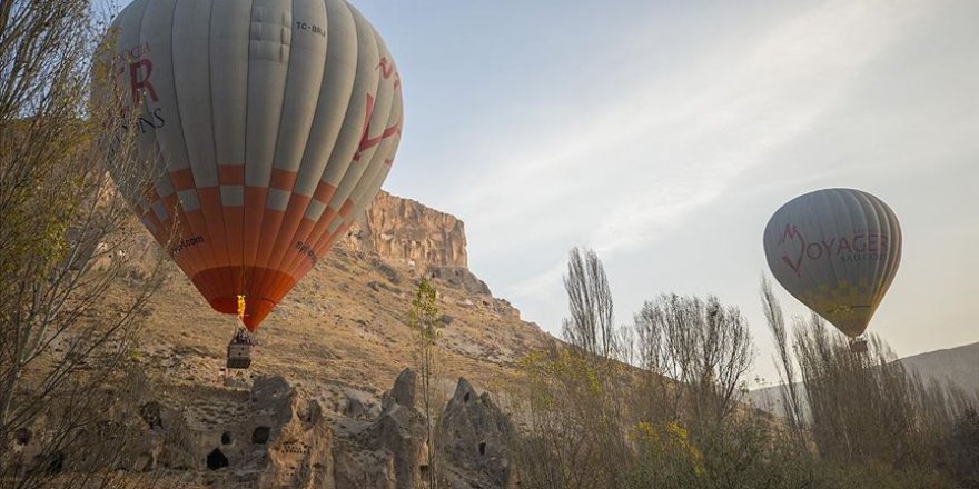 'Kayseri'nin Kapadokyası'nda ilk balon heyecanı