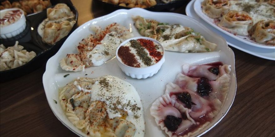 21 çeşit mantıyla müşterilerinin damağını şenlendiriyor