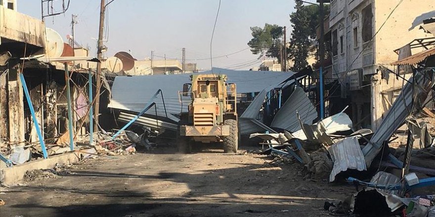 Rasulayn ve Tel Abyad'da temizlik çalışmaları sürüyor