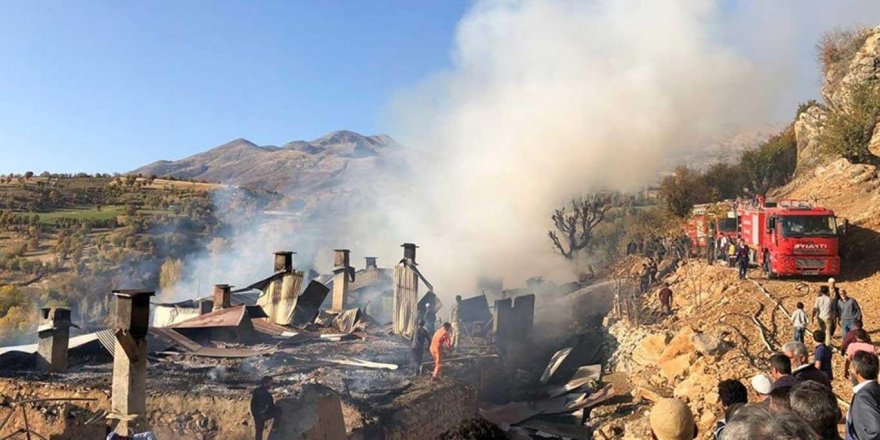 6 ev cayır cayır yandı